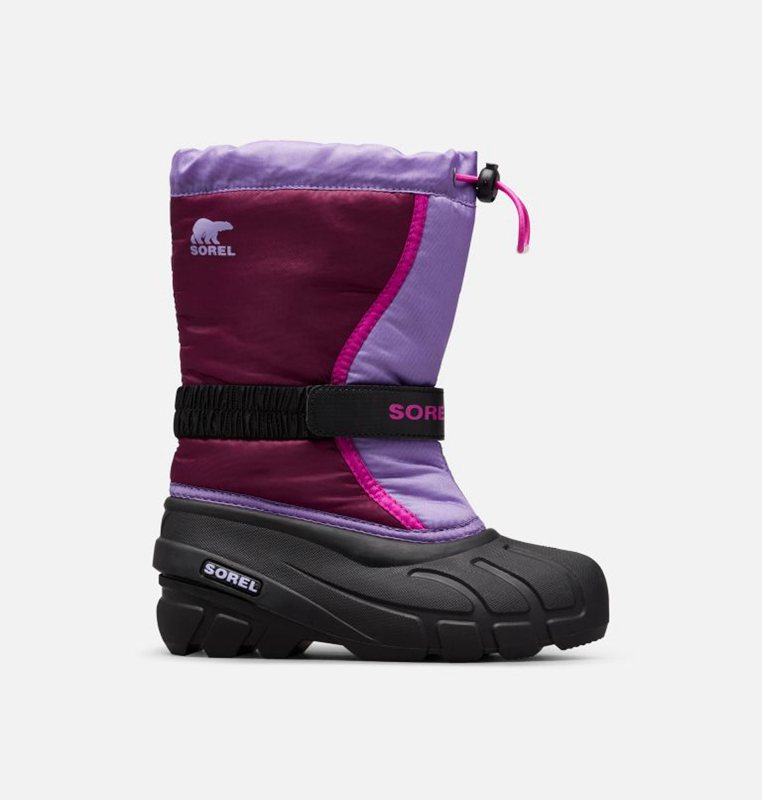 Sorel Barn Vinterkängor Lila/Svarta - Youth Flurry™ - RSZ-413592